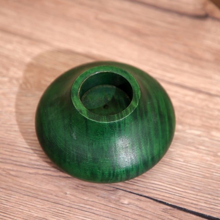 Подсвечник деревянный 11х11х5 см