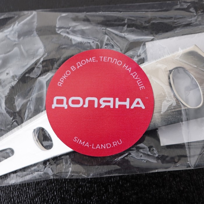 Нож для сыра Доляна &laquo;Ломоть&raquo;, ручка из гевеи, 13,9&times;3 см