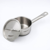 Ковш «Общепит», 1 л, d=14 см, металлическая крышка, металлическая ручка, капсульное дно, индукция Ковш «Общепит», 1 л, d=14 см, металлическая крышка, металлическая ручка, капсульное дно, индукция