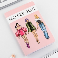 Блокнот софт-тач А5, 48 л &laquo;Девушки&raquo;