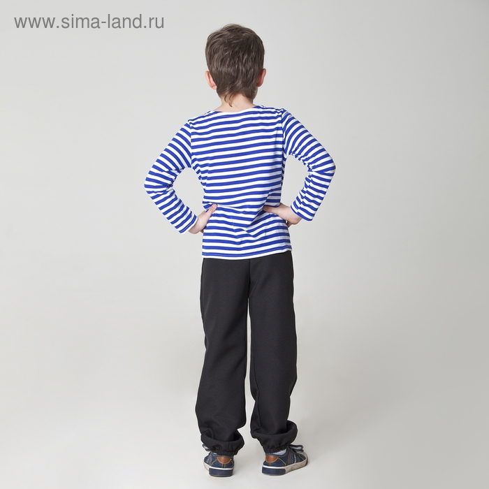 Тельняшка-фуфайка военного, детская, р. 28, рост 104 см Тельняшка-фуфайка военного, детская, р. 28, рост 104 см