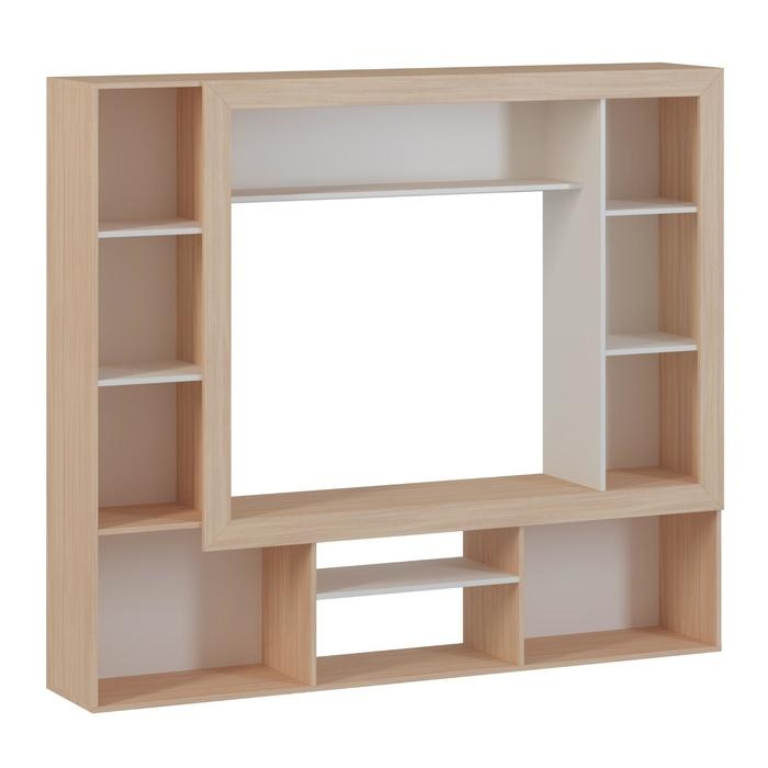 Стенка Oskar-3, 1960х345х1700, Дуб сонома/Белый Стенка Oskar-3, 1960х345х1700, Дуб сонома/Белый