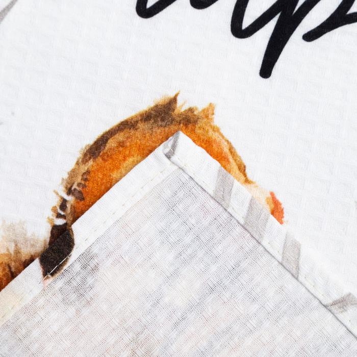 Полотенце Этель &laquo;Доброта&raquo; 40х73 см, 100% хлопок, вафля 160 гр/м2