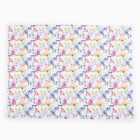 Скатерть Доляна "Make all things beautiful" 145х180 см, 100% п/э