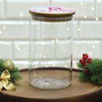 Новый год. Банка для хранения &laquo;Розовая сказка&raquo;, 950 мл