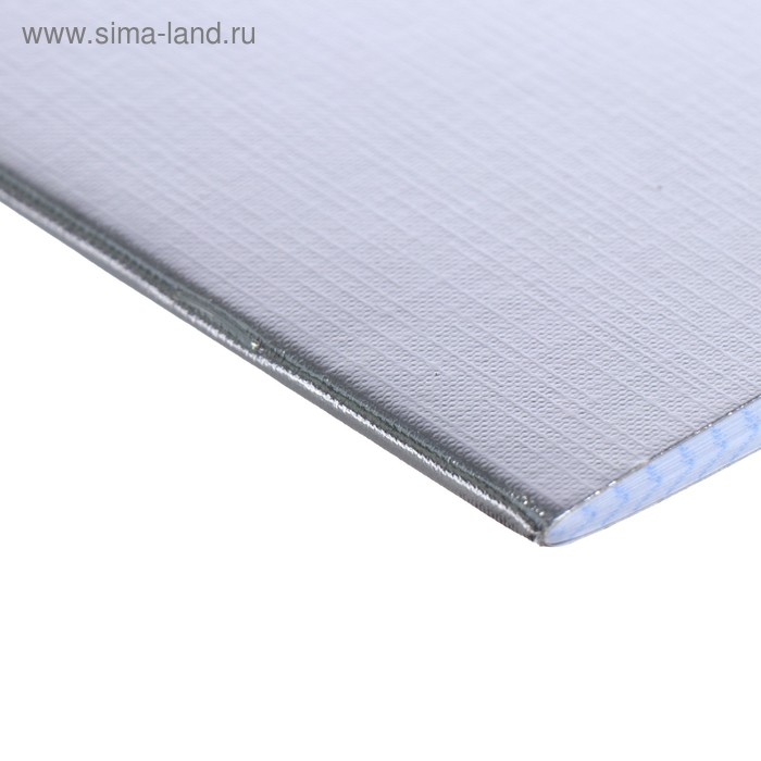 Тетрадь 48 листов, в клетку, METALLIC Тетрадь 48 листов, в клетку, METALLIC "Серебро", обложка бумвинил, блок офсет