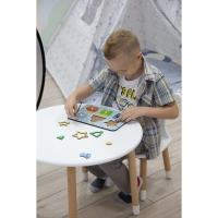 Развивающая игра по методике &laquo;Монтессори.Новогодние фигуры&raquo;