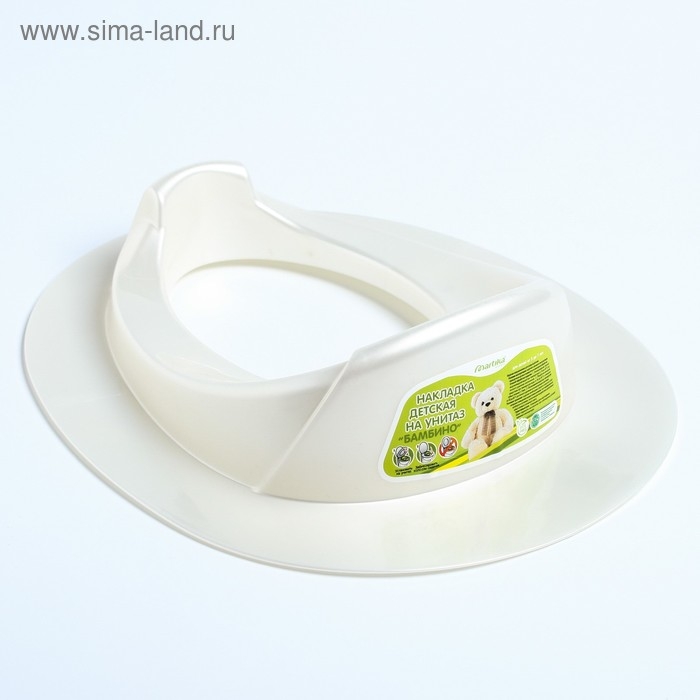Детская накладка - сиденье на унитаз &laquo;Бамбино&raquo;, цвет белый