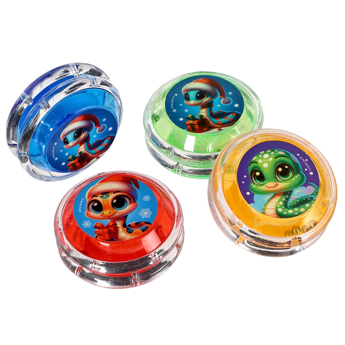 Новый год. Йо-йо «Веселимся вместе», змейки, в шоубоксе Новый год. Йо-йо «Веселимся вместе», змейки, в шоубоксе