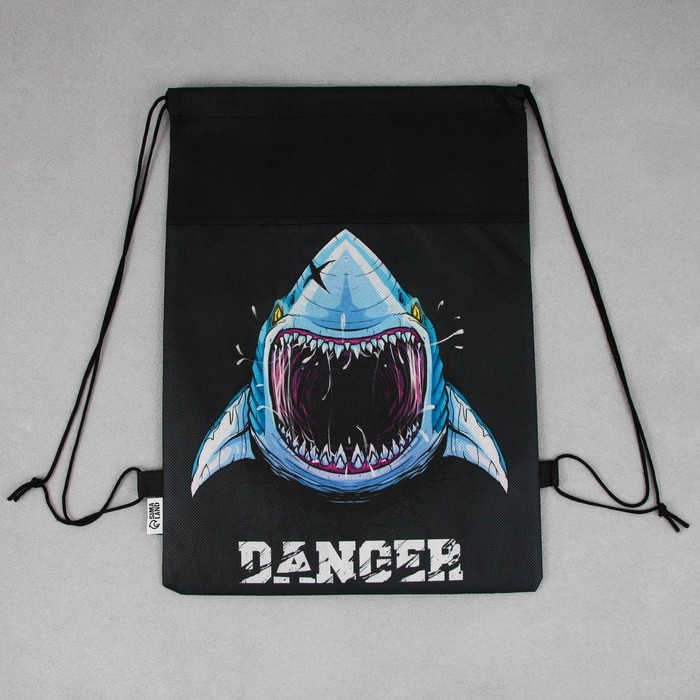 Мешок для обуви &laquo;1 сентября: Danger&raquo; нетканное полотно, размер 30 х 40 см