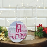 Новый год. Банка для хранения &laquo;Розовая сказка&raquo;, 950 мл