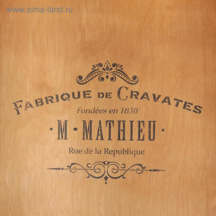 Поднос деревянный с декором, 40&times;30&times;7,5 см, сосна