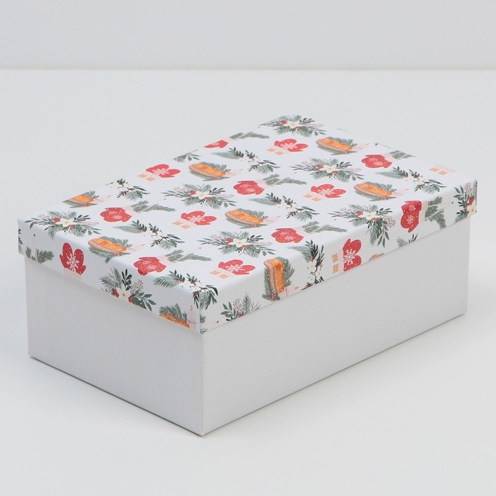 Набор подарочных коробок 10 в 1 &laquo;Тепла и уюта&raquo;, 12 х 7 х 4 - 32.5 х 20 х 12.5 см, Новый год