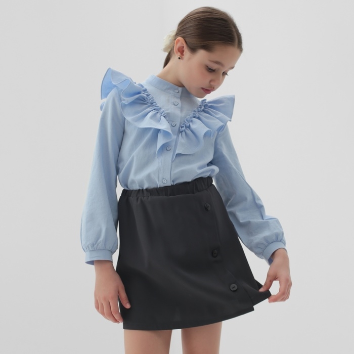 Юбка для девочки MINAKU цвет серый, рост 158 см Юбка для девочки MINAKU цвет серый, рост 158 см