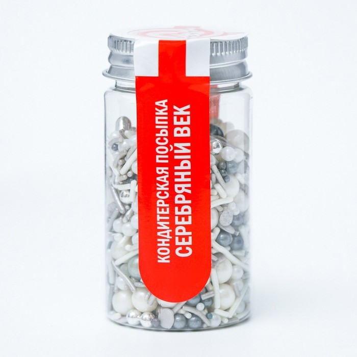 Новый год. Кондитерская посыпка «Серебряный век», 50 г Новый год. Кондитерская посыпка «Серебряный век», 50 г