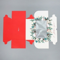 Коробка для капкейков складная с двусторонним нанесением «С Новым годом», 25 х 17 х 10 см, Новый год Коробка для капкейков складная с двусторонним нанесением «С Новым годом», 25 х 17 х 10 см, Новый год