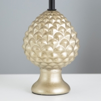 Настольная лампа "Мухамера" Е27 40Вт золото 19х19х37см RISALUX