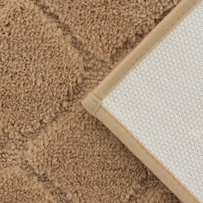 Коврик для дома Доляна «Шамбор», 40×60 см, цвет бежевый Коврик для дома Доляна «Шамбор», 40×60 см, цвет бежевый