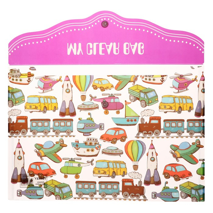 Набор папок-конвертов на кнопке А4, 160 мкр, 12 штук, МИКС Набор папок-конвертов на кнопке А4, 160 мкр, 12 штук, МИКС