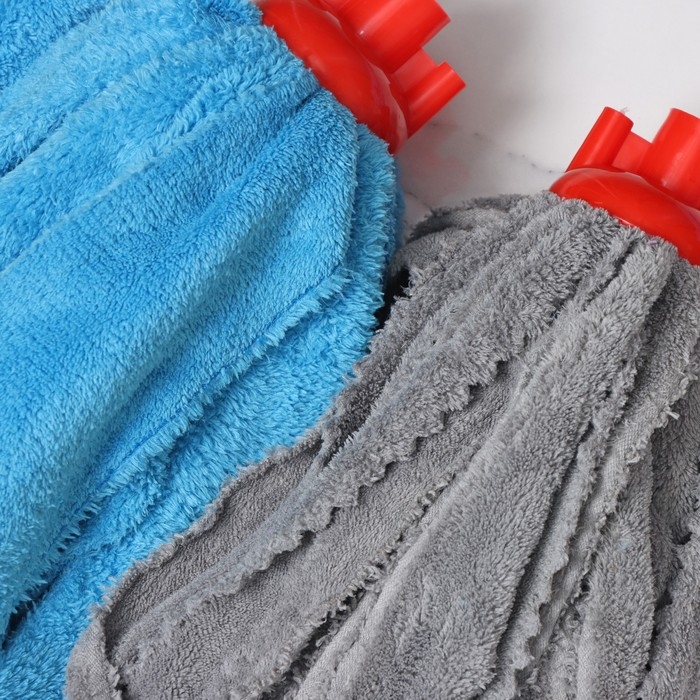 Насадка для швабры ленточная Доляна &laquo;Юбочка&raquo;, микрофибра, 28&times;7&times;7 см, цвет МИКС