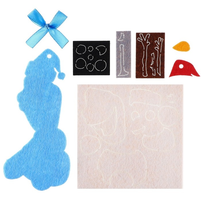 Набор для творчества на Новый год "Подвеска из фетра", Холодное сердце