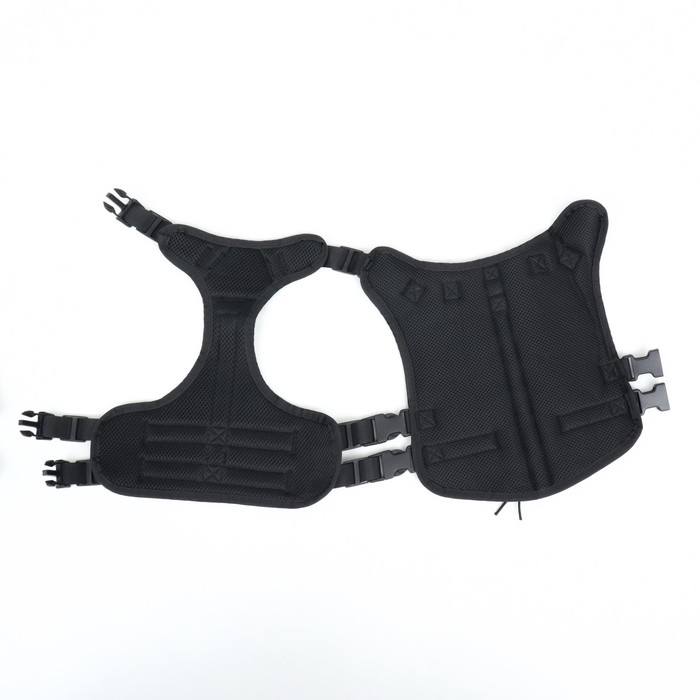 Жилет разгрузочный для собак (вес 40-60 кг), размер M (ДС 30, ОГ 60-80, ОШ 50-68 см), чёрный 99114 Жилет разгрузочный для собак (вес 40-60 кг), размер M (ДС 30, ОГ 60-80, ОШ 50-68 см), чёрный 99114