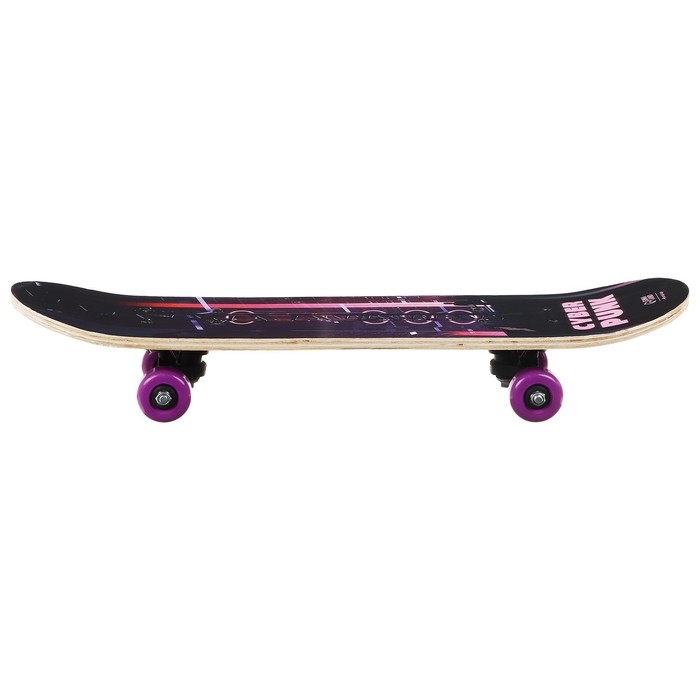 Скейтборд подростковый ONLITOP «Киберпанк», 62×16 см, колёса PVC 50 мм, пластиковая рама Скейтборд подростковый ONLITOP «Киберпанк», 62×16 см, колёса PVC 50 мм, пластиковая рама