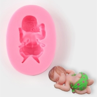 Молд «Малыш», силикон, 6×4×2 см, цвет розовый Молд «Малыш», силикон, 6×4×2 см, цвет розовый