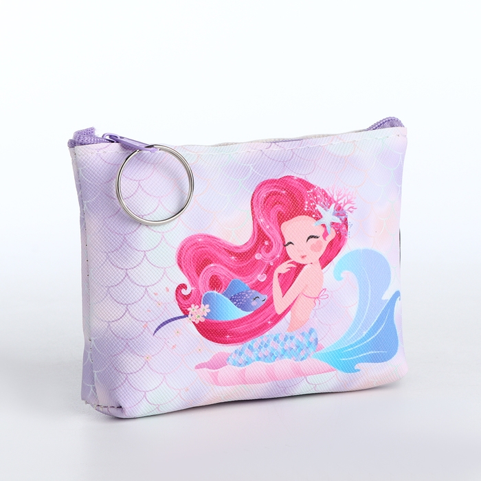 Кошелёк детский на молнии &laquo;Выбражулька&raquo;, цвет МИКС