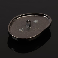 Пуговица металлическая на ножке, декоративная, 30 &times; 42 мм, цвет золотой