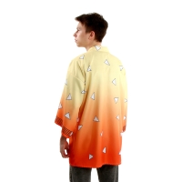 Карнавальное хаори &laquo;Демонический клинок&raquo;, р. 48-50 (XL), цвет жёлтый