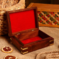 Шкатулка "Ларисса" дерево 17,8х12,7х5,7 см