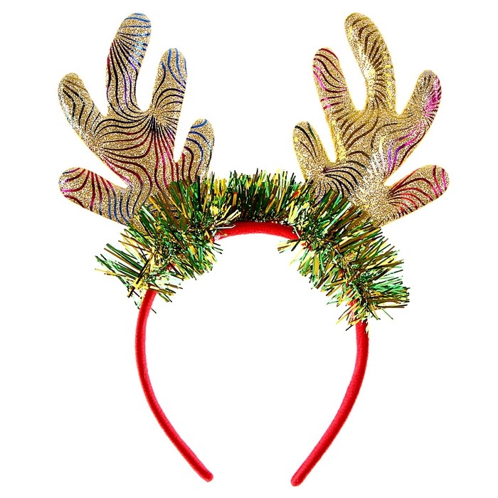 Новый год! Карнавальный ободок &laquo;Рожки&raquo;
