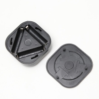 Ночник-пушлайт "Квадрат" 4хLED, 3ААА черный 6,5х6,5х2,5 см RISALUX Ночник-пушлайт "Квадрат" 4хLED, 3ААА черный 6,5х6,5х2,5 см RISALUX