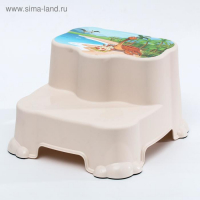 Табурет детский, подставка - ступенька, цвет МИКС (голубой, синий) Табурет детский, подставка - ступенька, цвет МИКС (голубой, синий)