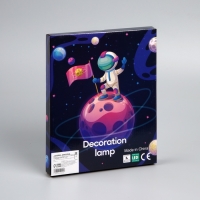 Неоновая вывеска «Планета» 30 x 17.5 см, батарейки AAx3 (не в комплекте) + USB, свечение розово-синее Неоновая вывеска «Планета» 30 x 17.5 см, батарейки AAx3 (не в комплекте) + USB, свечение розово-синее