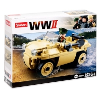 Конструктор &laquo;Армия. Офицерский джип&raquo;, 103 детали