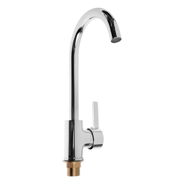 Смеситель для кухни ZEIN Z7213, однорычажный, картридж керамика 40 мм, латунь, хром Смеситель для кухни ZEIN Z7213, однорычажный, картридж керамика 40 мм, латунь, хром