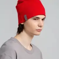 Шапка Minima, красная, размер 58