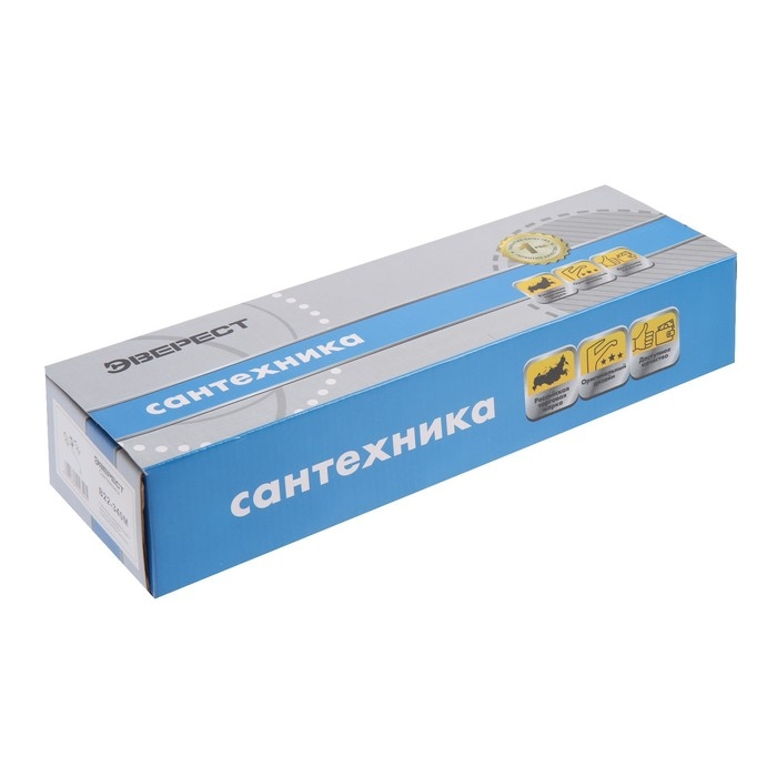 Cмеситель для ванны "Эверест" B22 -340M, двухвентельный, круглый излив, хром