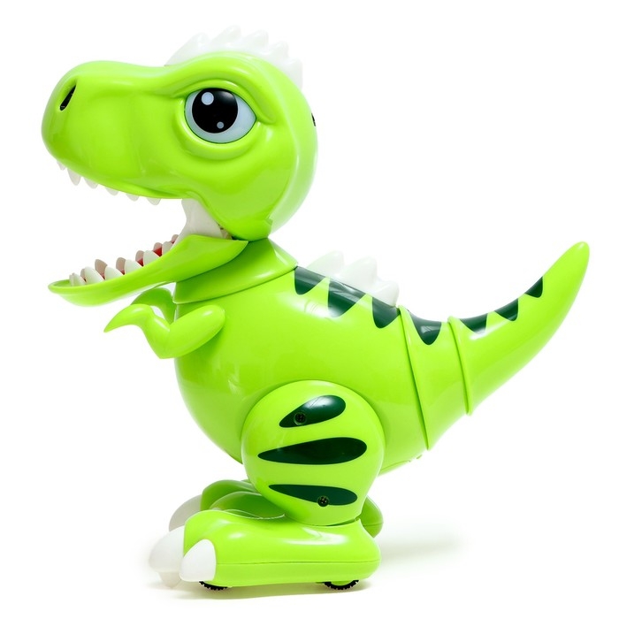 Робот динозавр &laquo;Питомец&raquo; IQ BOT, интерактивный: сенсорный, звук, свет, на батарейках