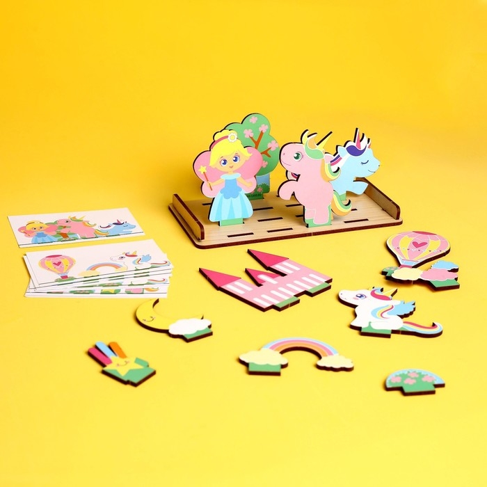 Головоломка. Повтори по образцу «Мир единорогов» Головоломка. Повтори по образцу «Мир единорогов»