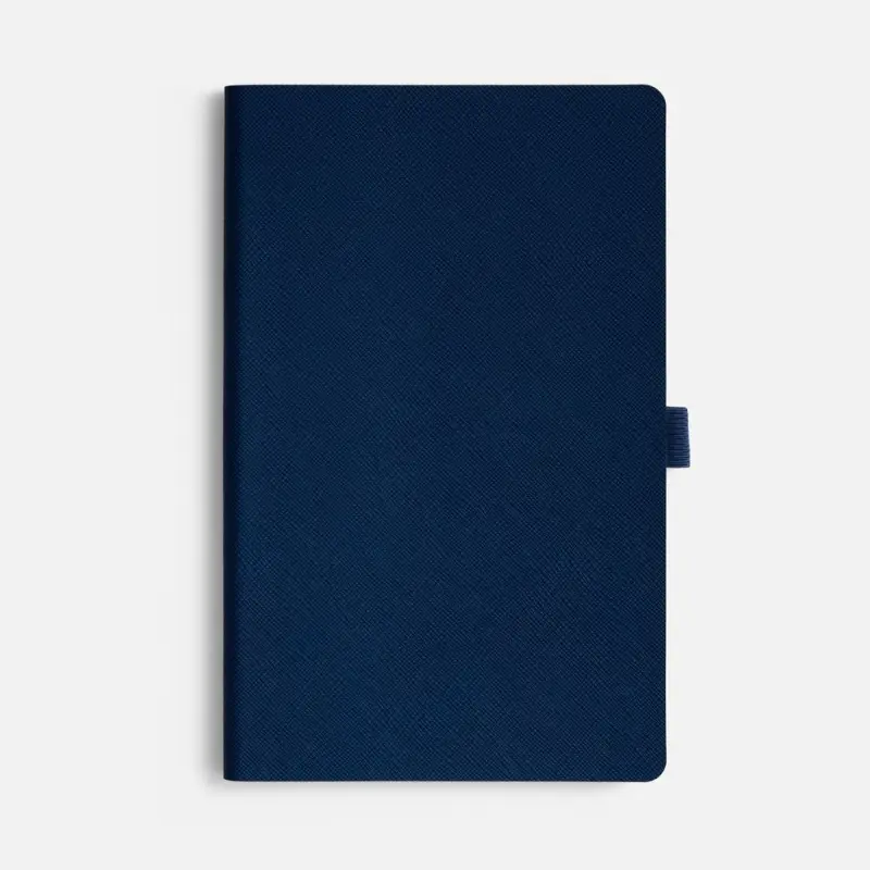 Ежедневник Lungo, недатированный, темно-синий