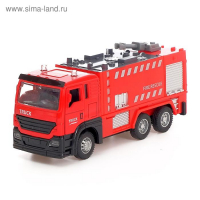 Парковка &laquo;Пожарная часть&raquo; с машинкой и рацией, световые и звуковые эффекты, МИКС