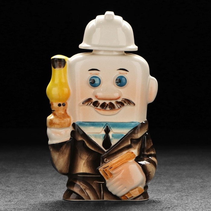 Штоф фарфоровый &laquo;Энергетик&raquo;, в упаковке книге