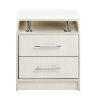 Тумба прикроватная Милан , 600х500х410 Ясень Анкор светлый