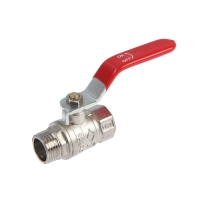 Кран шаровой ZEIN engr, нр/вр 1/2", PN 4, для холодной воды, 5-45&deg;С, рычаг, цинк