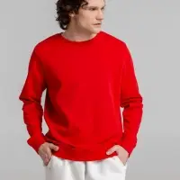 Свитшот унисекс BNC Inspire (Organic), красный, размер XXL