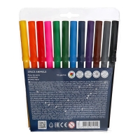 Фломастеры 12 цветов, ErichKrause, "Kids Space Animals" микс Фломастеры 12 цветов, ErichKrause, "Kids Space Animals" микс