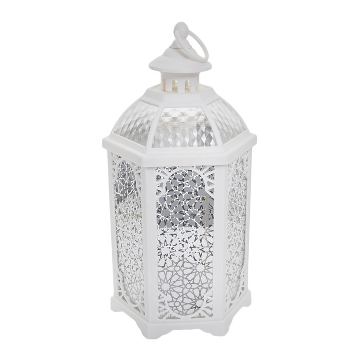 Ночник 48129/1 батарейки 3хААА белый 14х16х32 см RISALUX Ночник 48129/1 батарейки 3хААА белый 14х16х32 см RISALUX